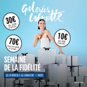 Semaine de la fidélité aux Galeries Lafayette Perpignan